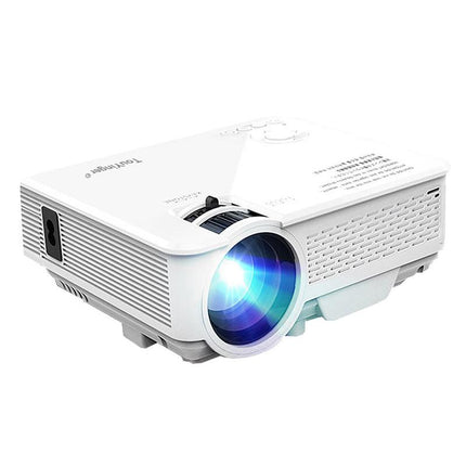 Miniproyector LED con compatibilidad Full HD para cine en casa y reproducción de medios portátiles