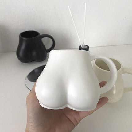 Ass Cup Creative Coffee Cup Ceramic Mug - Wnkrs