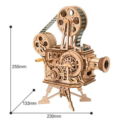 Classic Film Vitascope 3D Wooden Puzzle - Wnkrs