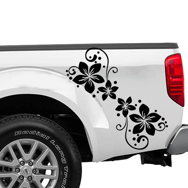 Floral Dot Windshield & Body Vinyl Decal - Wnkrs