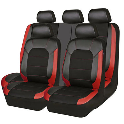 Universal PU Leather 9-Piece Car Seat Cover Set for 5-Seater Vehicles - Wnkrs