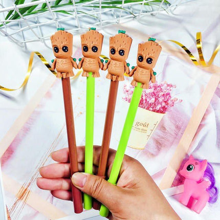 20pcs Lovely Cartoon Black Tree Man Neutral Pens - Wnkrs