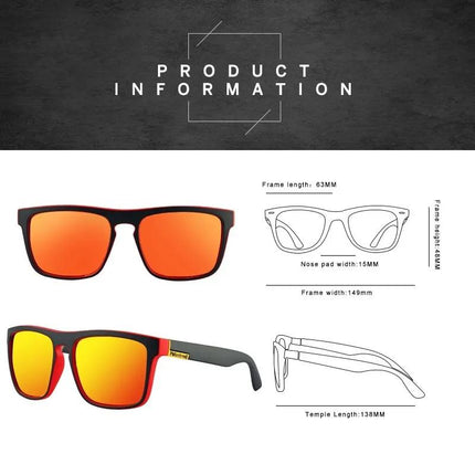 Polarized UV400 Sport Sunglasses for Outdoor Adventures