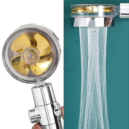 360° Rotating High-Pressure Water Saving Shower Head - Ideal for Low Pressure Supply