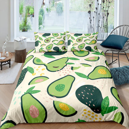 Printed Three-piece Quilt Cover Sheet - Wnkrs