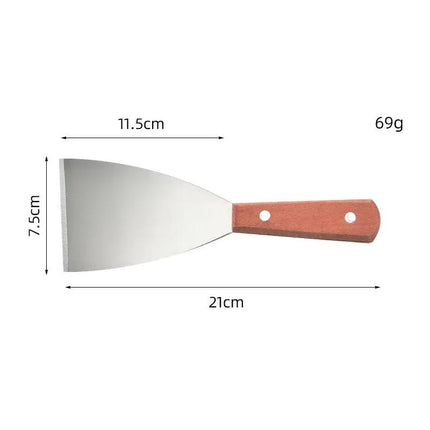 Spatule de cuisine large en acier inoxydable