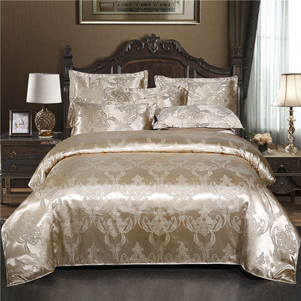 European Jacquard Quilt Cover Single And Double Silk - Wnkrs