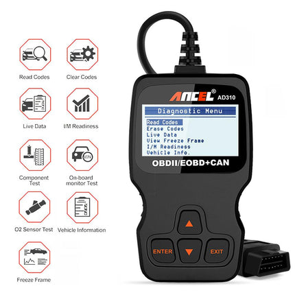 Outil de diagnostic automobile OBD2 professionnel