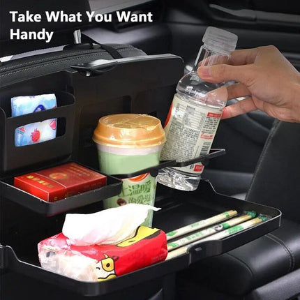 Foldable Car Back Seat Tray with Cup Holder - Wnkrs