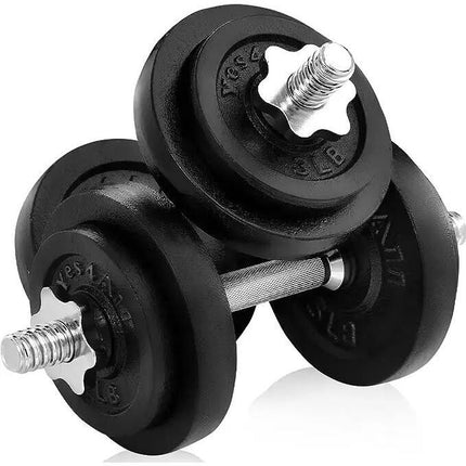 Adjustable Cast Iron Dumbbell Set for Full Body Workout - Wnkrs