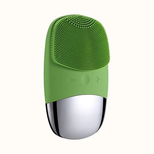 3-in-1 Electric Silicone Facial Cleansing Brush: Deep Pore Cleaning & Massaging - Wnkrs