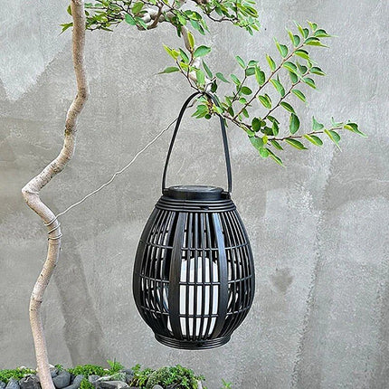 Solar Bamboo Lantern LED Garden & Balcony Decorative Light - Wnkrs