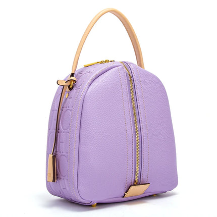 Sac à main tendance de couleur unie pour femme - Sac à bandoulière simple