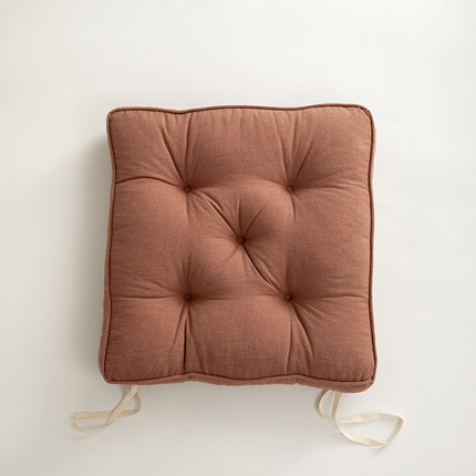 Japanese Simple Cotton And Linen Cushion Thickened And Anti-skid - Wnkrs