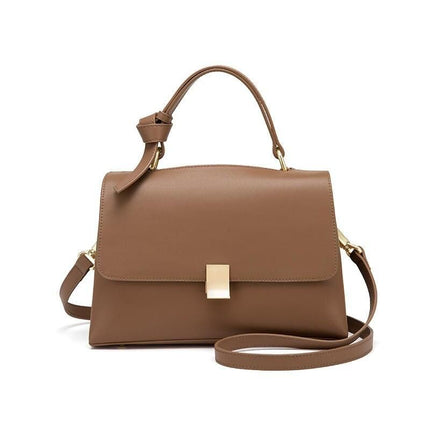 Soft Leather Fashion Satchel Handbag