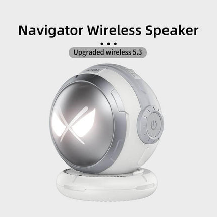 Portable Astronaut Bluetooth Speaker with Sci-Fi Light - Wnkrs