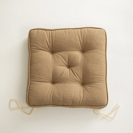 Japanese Simple Cotton And Linen Cushion Thickened And Anti-skid - Wnkrs