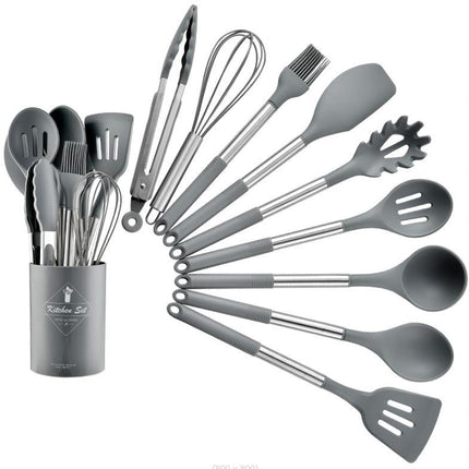 Heat Resistant Non-stick Pot Spoon Spatula Cooking Kitchen Tool Set - Wnkrs