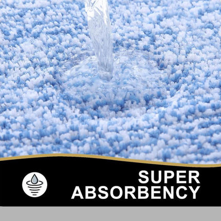 Alfombra de baño extra suave y absorbente: alfombra antideslizante lavable para pisos de baño