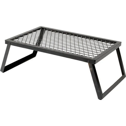 Heavy Duty Steel Camp Grill for Open Flame Cooking - Wnkrs