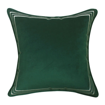 Dutch Velvet Embroidery Pillow Cover Series American Model Room Bedside Cushion - Wnkrs