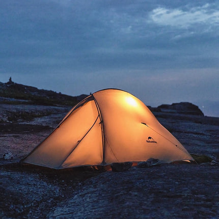 Tienda de campaña ultraligera impermeable para trekking y acampada de tres estaciones