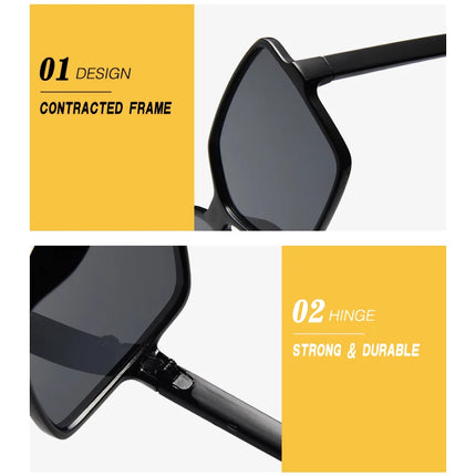 Unisex Oversized Square Sunglasses