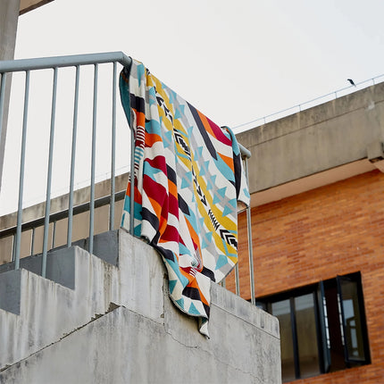 Manta de algodón tejida de estilo bohemio para decoración del hogar y uso al aire libre