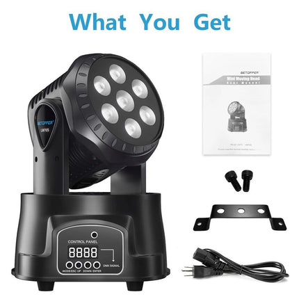 RGBW 4in1 LED Moving Head Light - Wnkrs