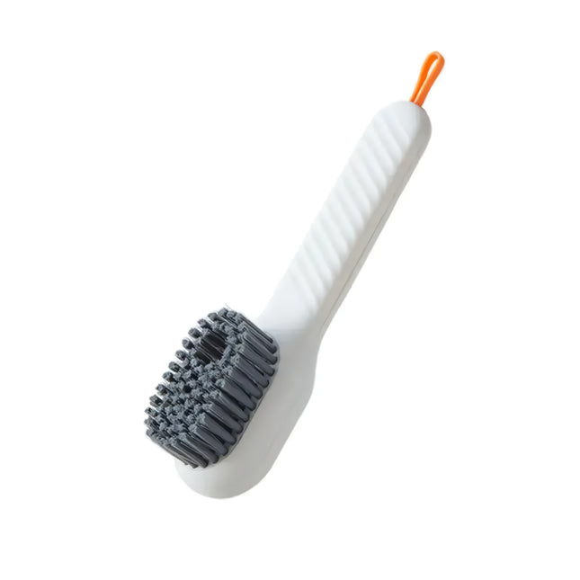 Brosse à chaussures multifonction à décharge automatique de liquide - Poils doux pour nettoyage en profondeur