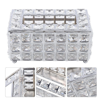 Crystal Facial Tissue Box Holder - Wnkrs