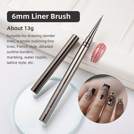 Juego de pinceles para pintar Nail Art Liner DIY