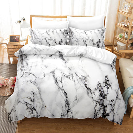 Three Art Marble Home Textile Linen Sheets - Wnkrs