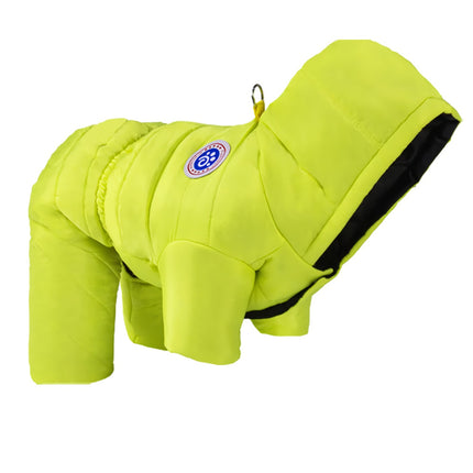 Combinaison d'hiver chaude et imperméable pour chien