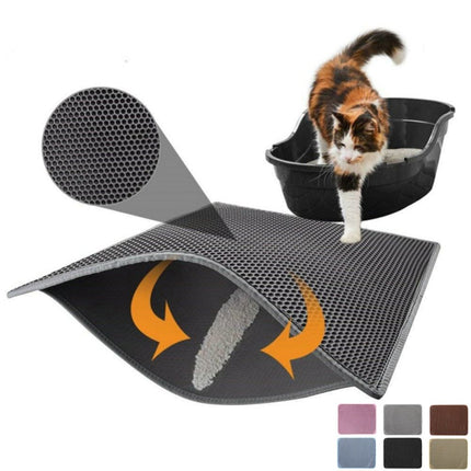 Luxury Honeycomb Cat Litter Mat - Wnkrs