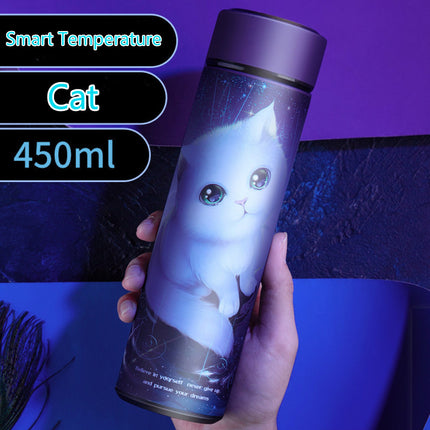 Stainless steel vacuum flask LED touch display temperature - Wnkrs