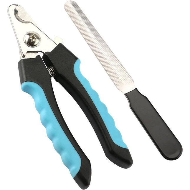 Professional Pet Nail Clippers - Ergonomic Stainless Steel Grooming Tool for Dogs and Cats