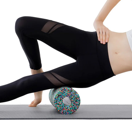 Rouleau en mousse Pilates – Rouleau de massage camouflage haute densité pour soulager la douleur et la remise en forme