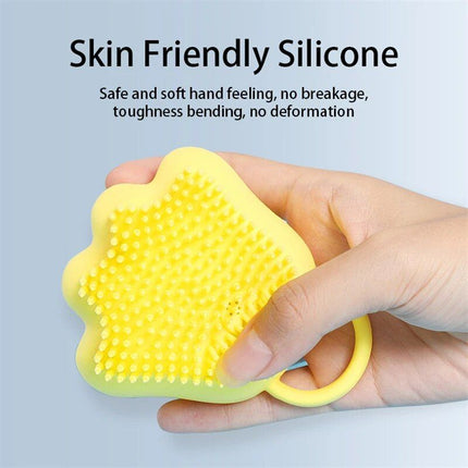 Multi-Purpose Silicone Pet Bath & Massage Brush for Dogs and Cats - Wnkrs