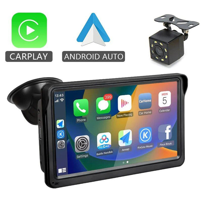 7-inch Touch Screen Car Multimedia Video Player with CarPlay & Android Auto - Wnkrs