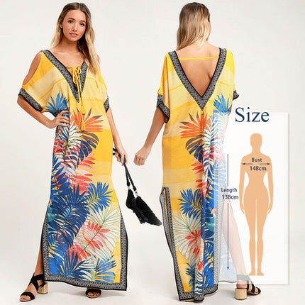 Women's Boho Style Printed Dress - Wnkrs