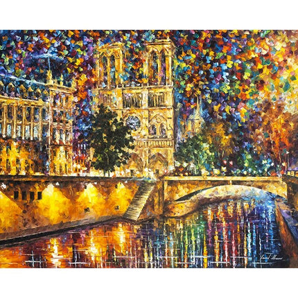 DIY Paris Street Landscape Painting by Numbers - Wnkrs