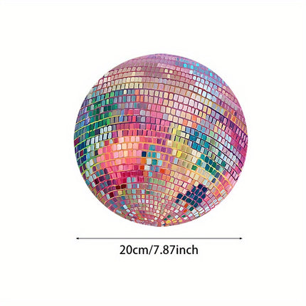 Pink Disco Ball Mouse Pad