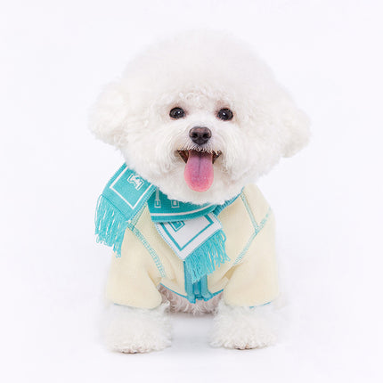 Veste polaire chaude avec bonnet amovible – Vêtements d'hiver pour animaux de compagnie pour chiens et chats