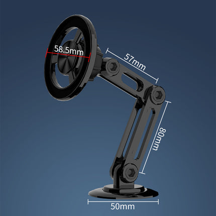 Soporte magnético para teléfono de coche de metal giratorio de 360°
