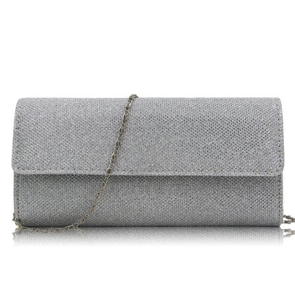 Luxury Shiny Chain Crossbody Clutch - Perfect Wedding & Party Bag