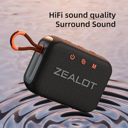 Portable Bluetooth Speaker, Dual-Driver, Waterproof, Wireless Stereo