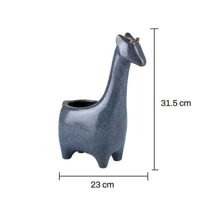 Giraffe Ceramic Flower Pot