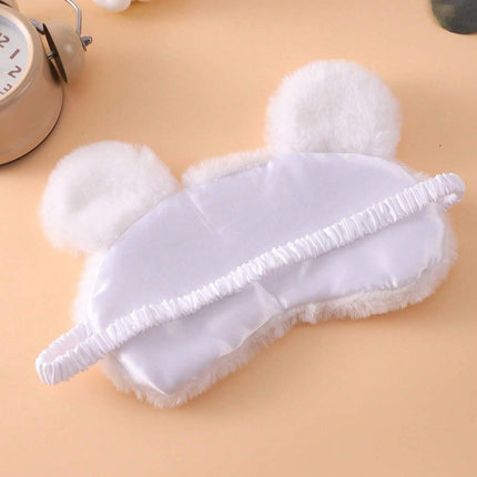 Masque pour les yeux en peluche d'animal