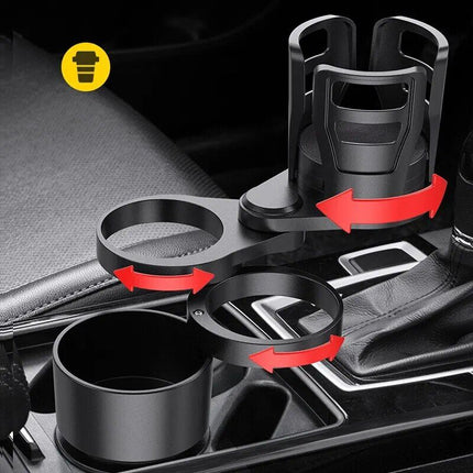 4-in-1 Rotatable Car Cup Holder Expander - Wnkrs